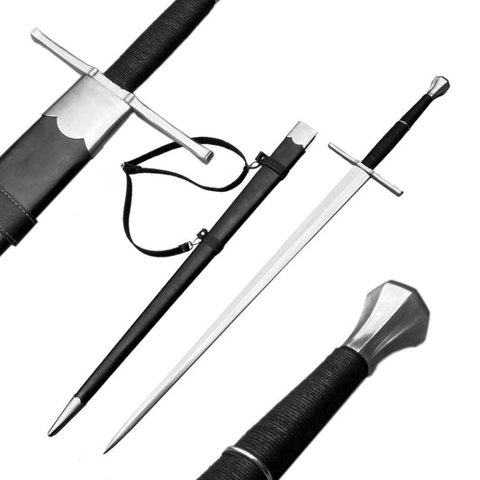 52"  Hand Made Sharp 1060 Steel Medieval Sword