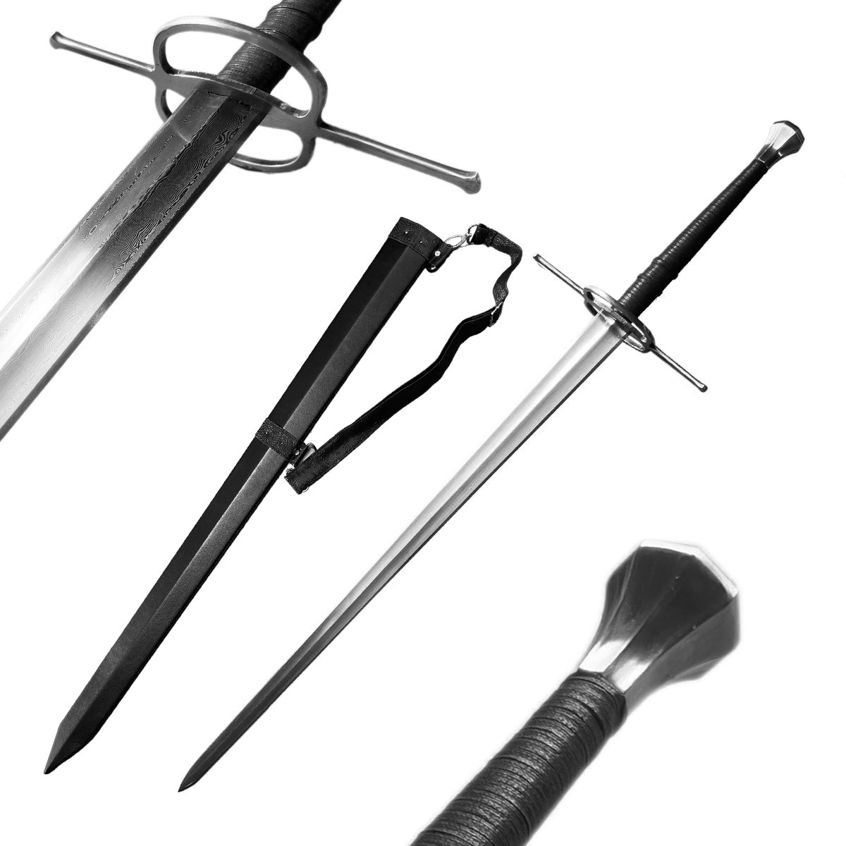 47.25"  Hand Made Sharp 1060 Steel Medieval Sword