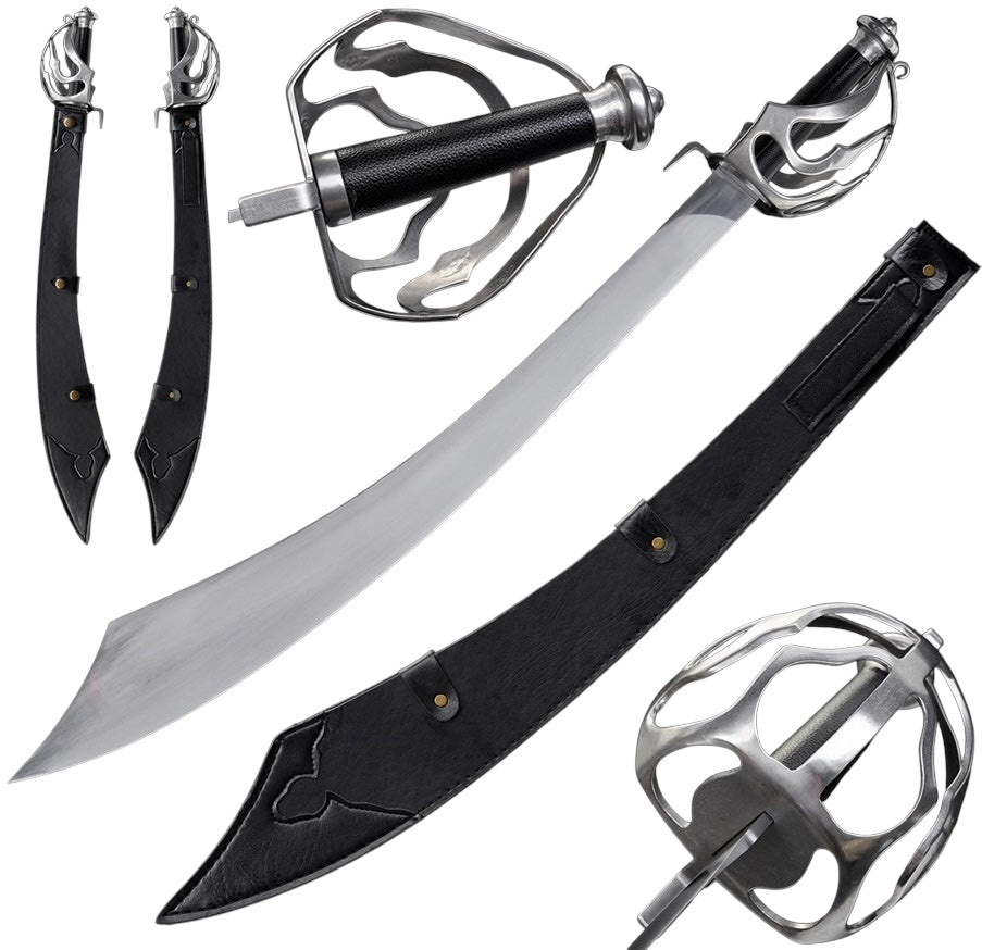 Hand-Forged Pirate Cutlass