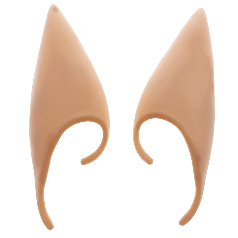 Cosplay Latex Elf Ears in Natural Skin Tone for Fantasy and Costume Events