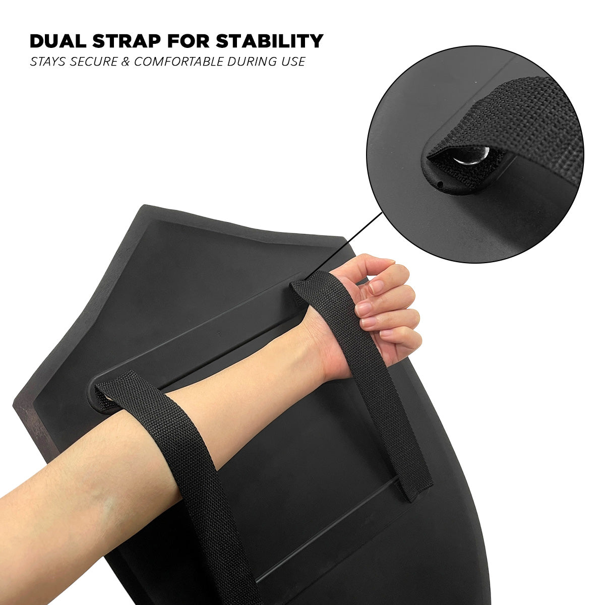 Foam Shield H:21 1/2" X W:13" with dual straps for secure and comfortable handling