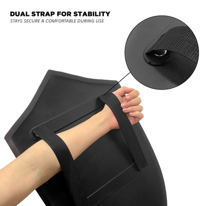 Foam Shield H:21 1/2" X W:13" with dual straps for secure and comfortable handling