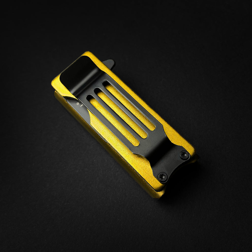 Gold Lighter Case Spring Assisted Knife Lighter Case with sleek design and durable materials