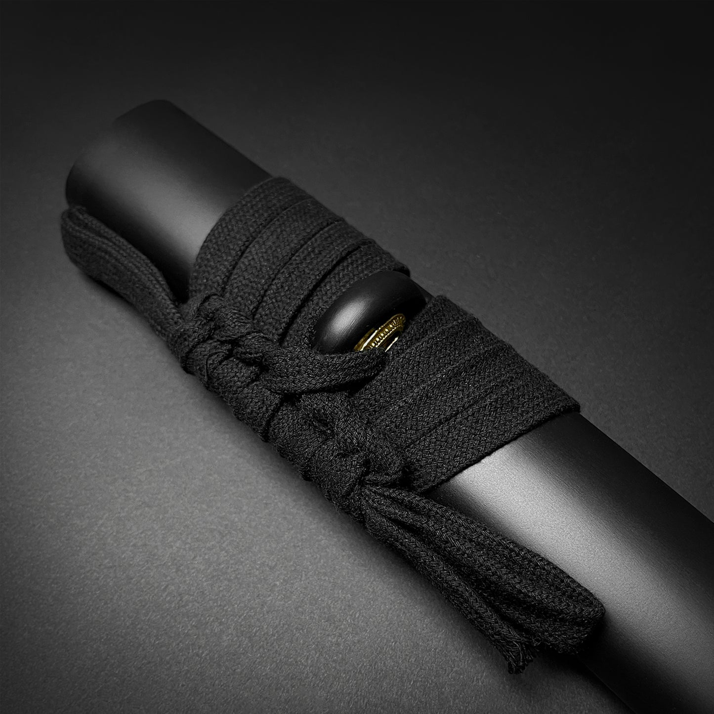 Musha Iaido Martial Arts Practice Katana Sword with Black Wrap for Training and Demonstration