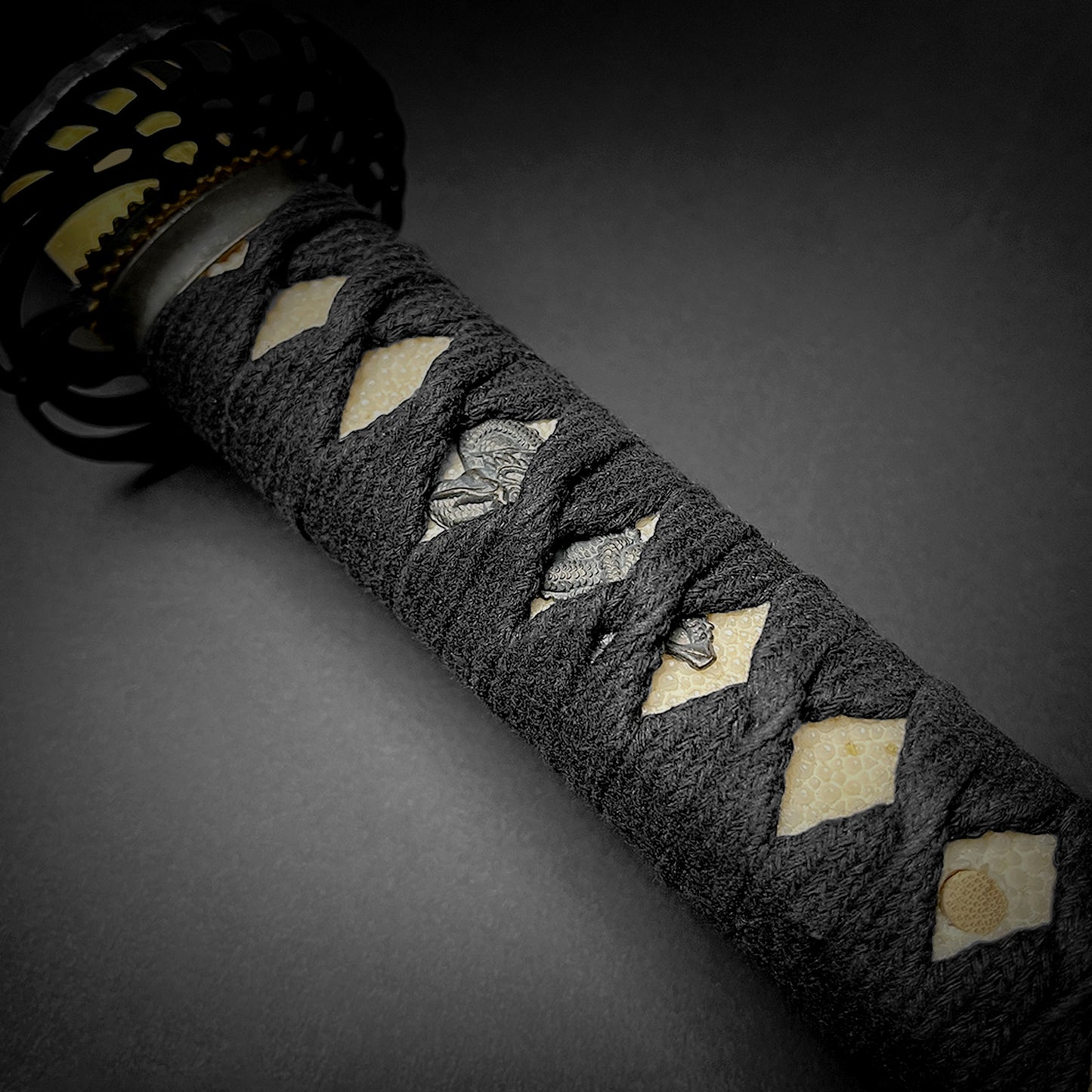 Musha Iaido Martial Arts Practice Katana Sword with intricate handle design and authentic craftsmanship