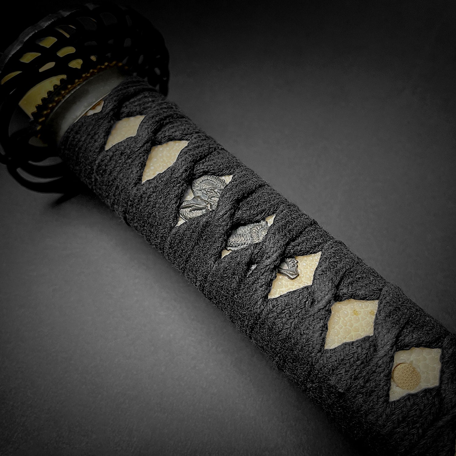 Musha Iaido Martial Arts Practice Katana Sword with intricate handle design and authentic craftsmanship