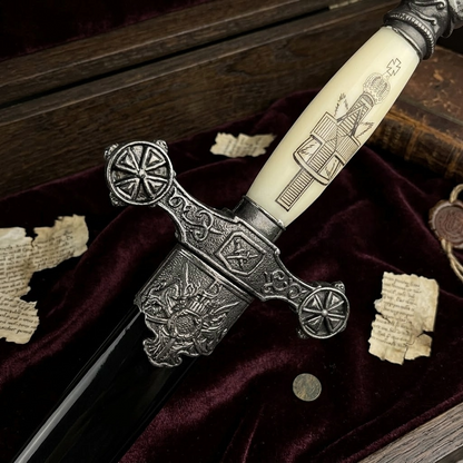 13 1/2" Renaissance Dagger Knights Templar
