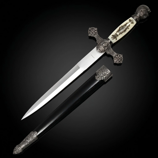 13 1/2" Renaissance Dagger Knights Templar