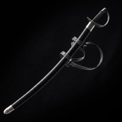 40.15"  Hand-Forged Full-Tang Medieval Saber 1060 Carbon Steel