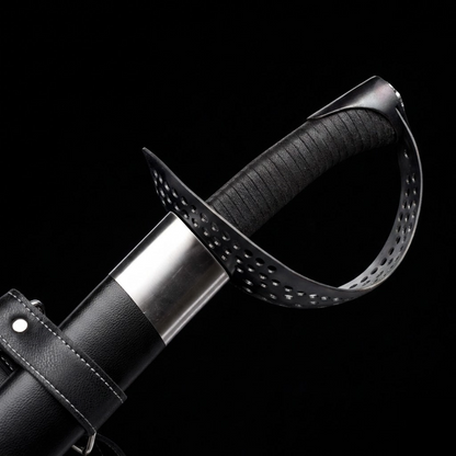 40.15"  Hand-Forged Full-Tang Medieval Saber 1060 Carbon Steel