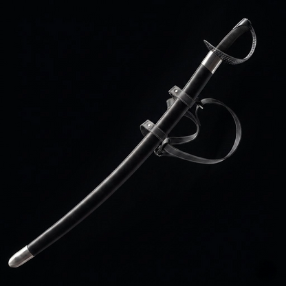 40.15"  Hand-Forged Full-Tang Medieval Saber 1060 Carbon Steel