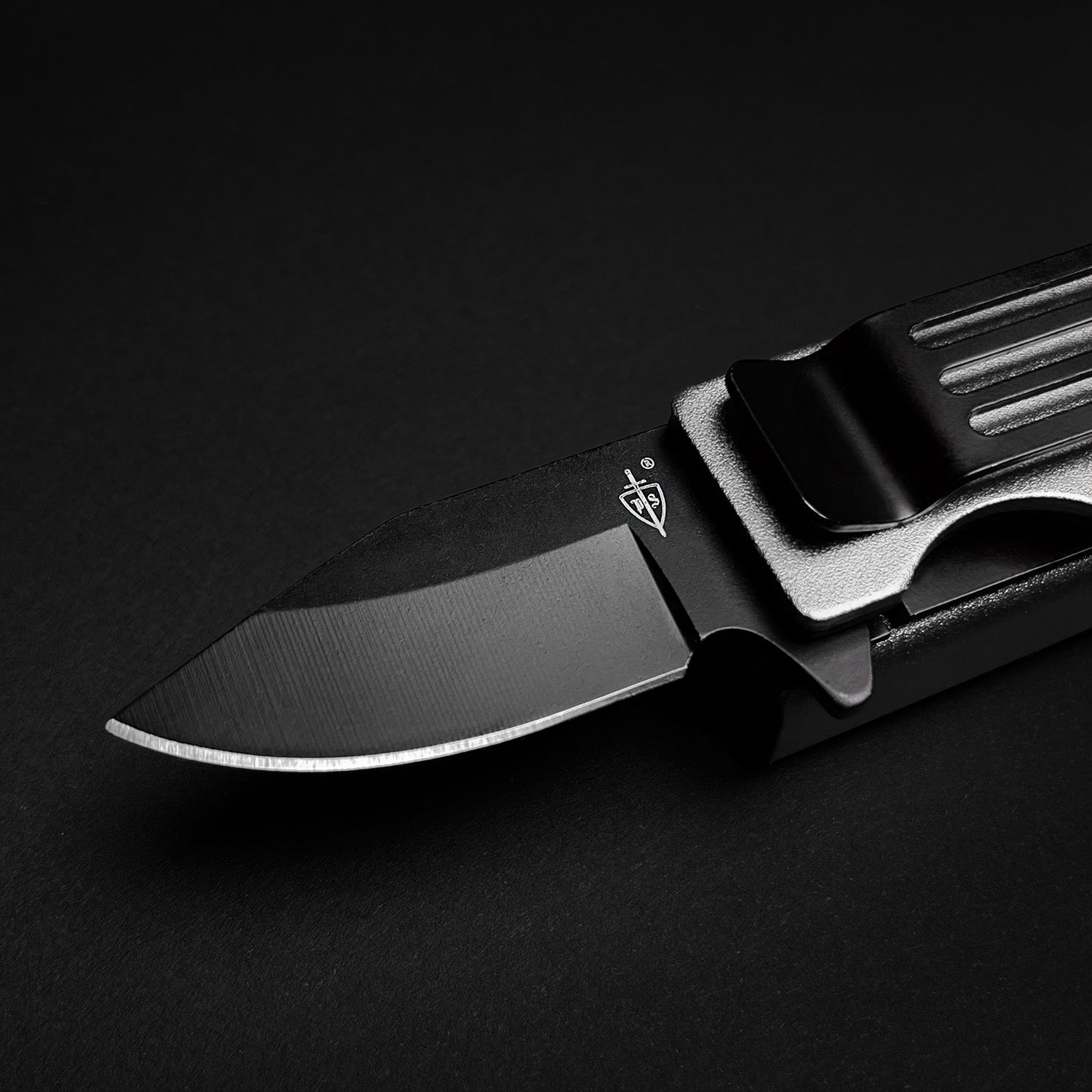 Pacific Solution Lighter Knife Case Spring Assisted Lighter Knife with Durable Black Blade and Handle