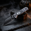 Spring-Assisted Folding Knife with Grim Reaper Handle | KS1315GR-2