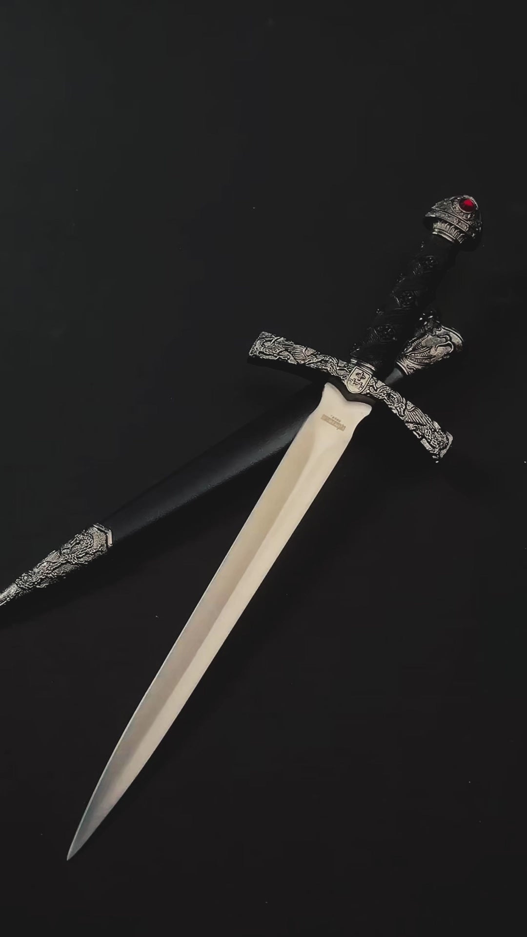 14'' fleur de lis Medieval Dagger