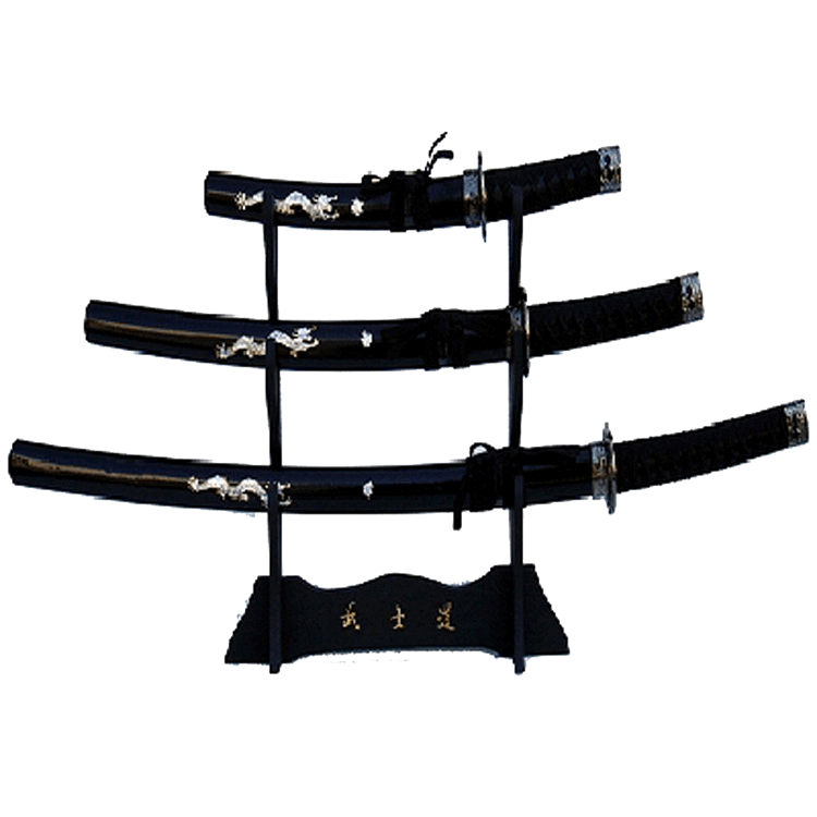 3 Pcs Samurai Sword Set
