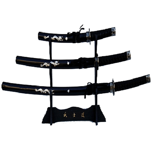 3 Pcs Samurai Sword Set