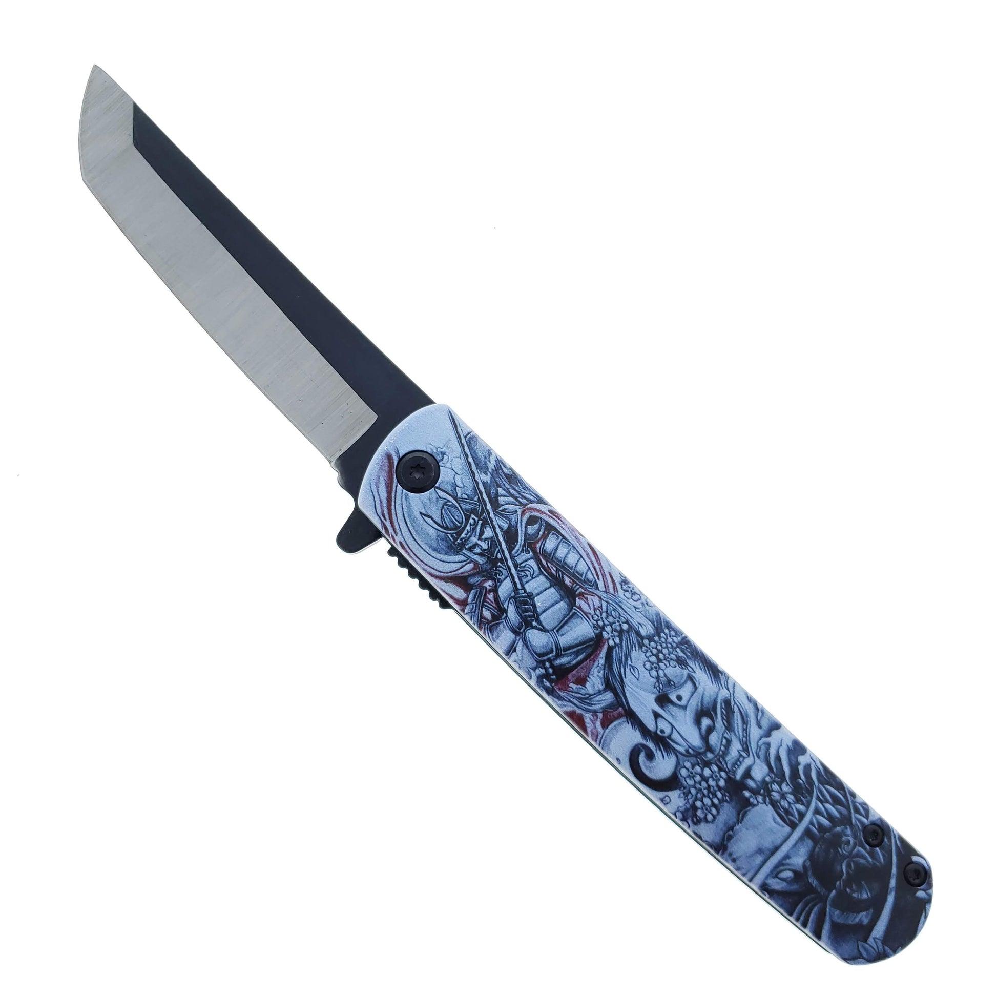 Buy Blue Tanto Pocket Knife Wholesale Price Online: Pacific Solution.