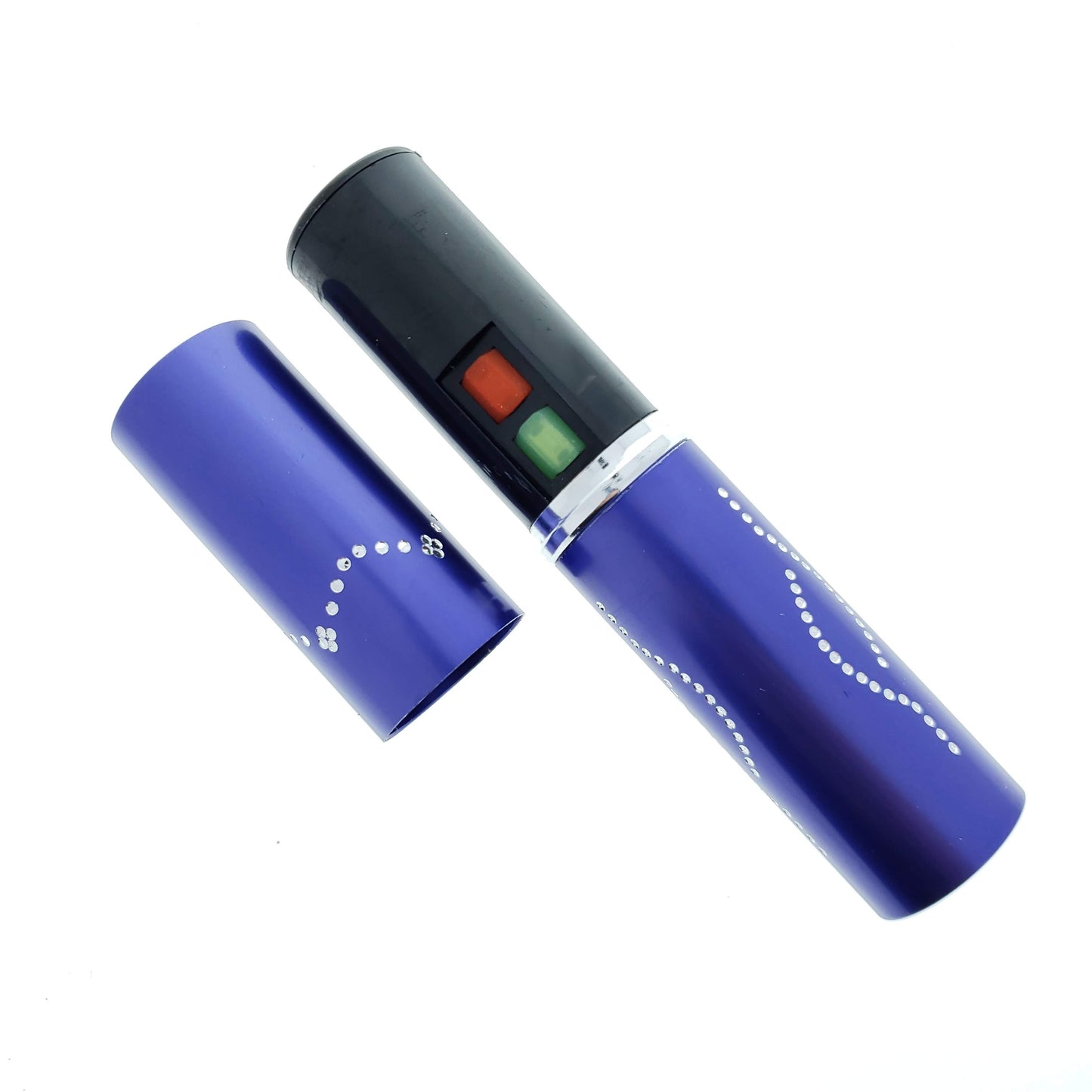 Blue 5" Lip Stick Style Stun 5 Million Volt Stun Gun w/ Flash Light