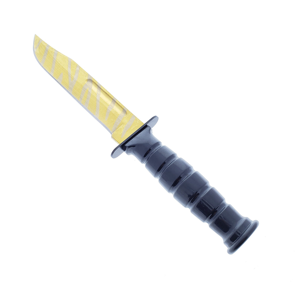 3 PCS Gold Set. 7 1/2" & 8 1/2" Tacital Knife, 7 1/2" Karambit