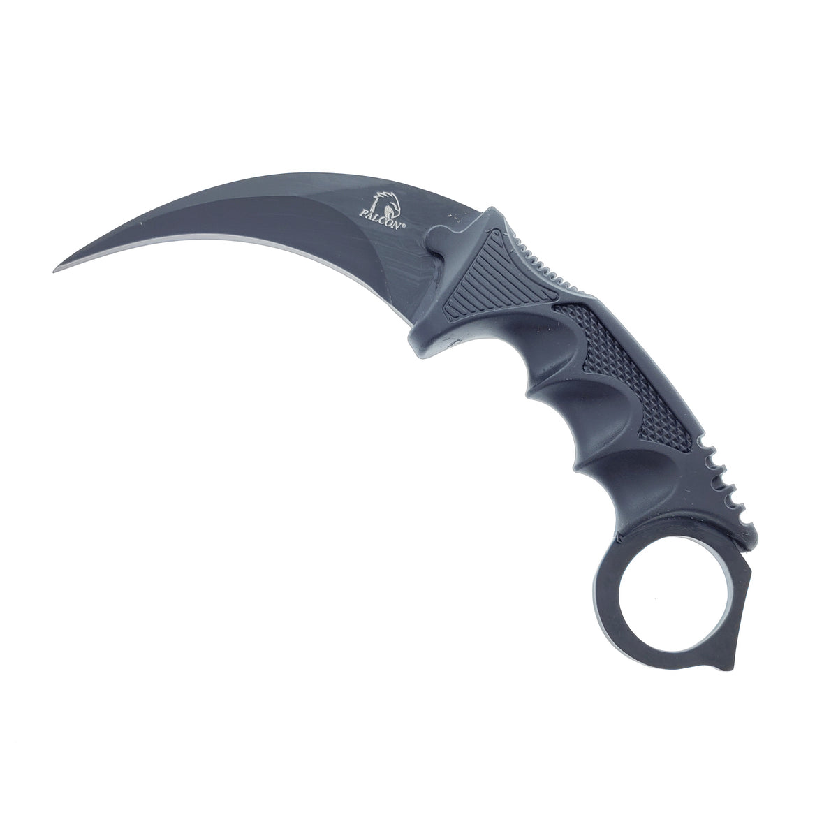 Falcon 7 1/2-Inch Black Necklace Knife (Karambit) | KC1308BK