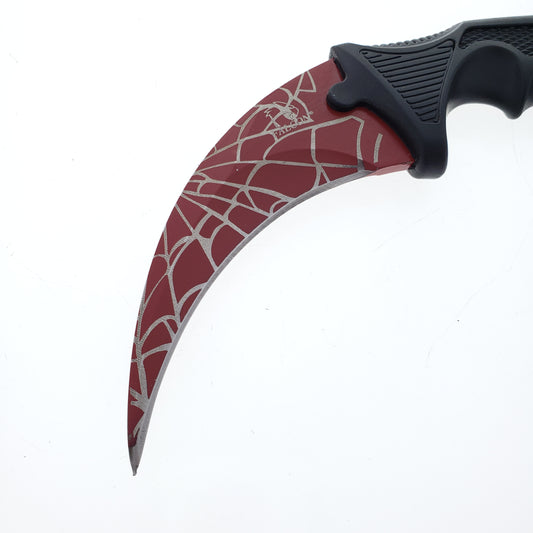Falcon 7 1/2" Spider Web Necklace Knife (Karambit)