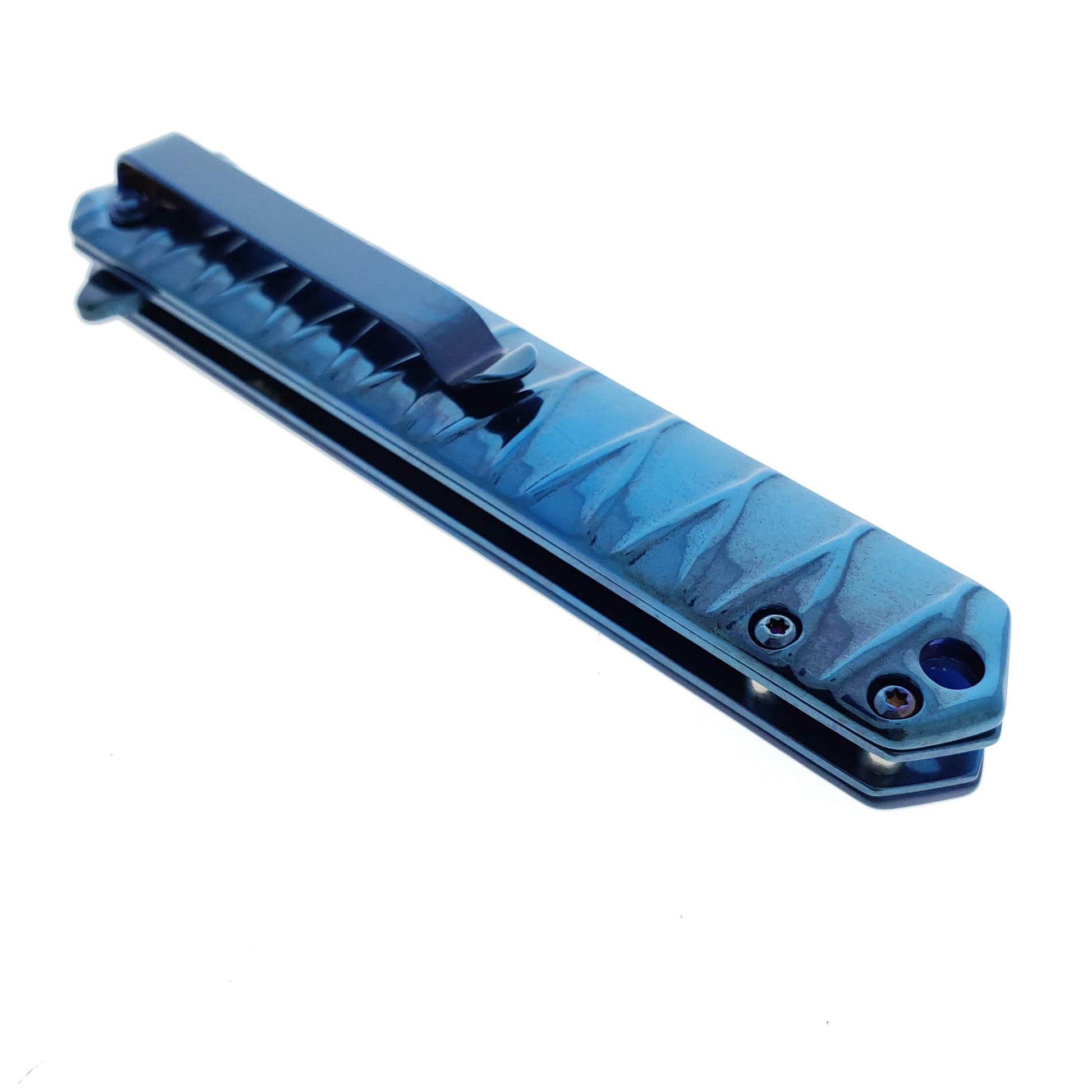 Shop Falcon Blue Tanto Pocket Knife Wholesale | Pacific Solution.