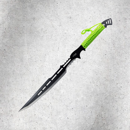 27" Machete With 3 PCS Throwing Knives Set