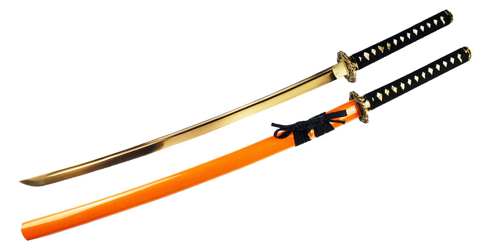 Wholesale Musha "Golden Koi" Samurai Katana - Authentic Musha Swords.