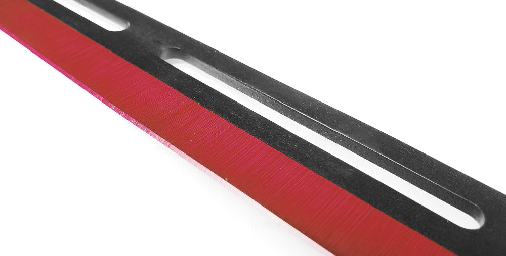 Tactical Master Twin Machetes with Red Color Coated Edge