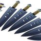 Falcon 6 PC 6" Overall Arrow Head Throwing Knife Set