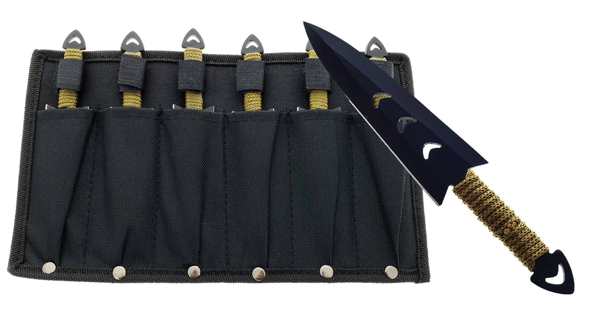 Wholesale Ninja Equipment: Falcon 6 PCs Throwing Knife Set.