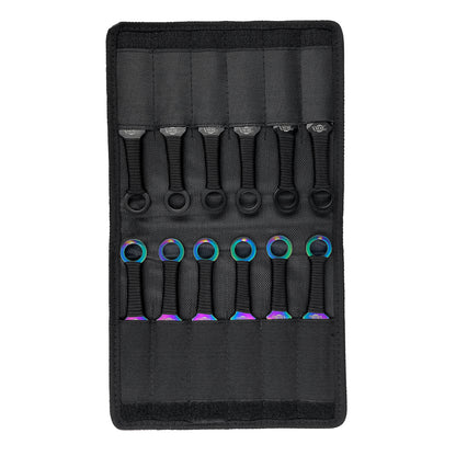 Target Master 12 Pcs Rainbow/Black Throwing Knife