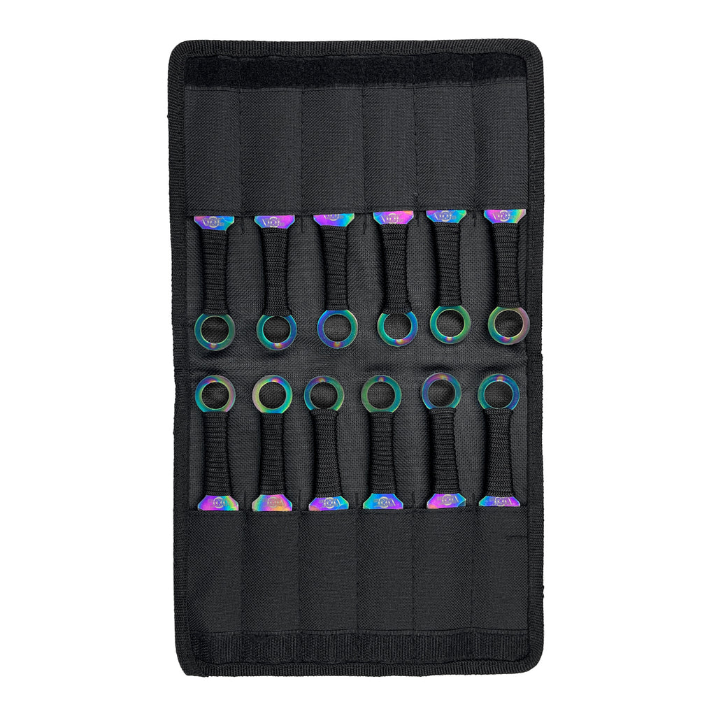 Target Master 8 1/2" Ninja Kunai 12 PCS Rainbow Set