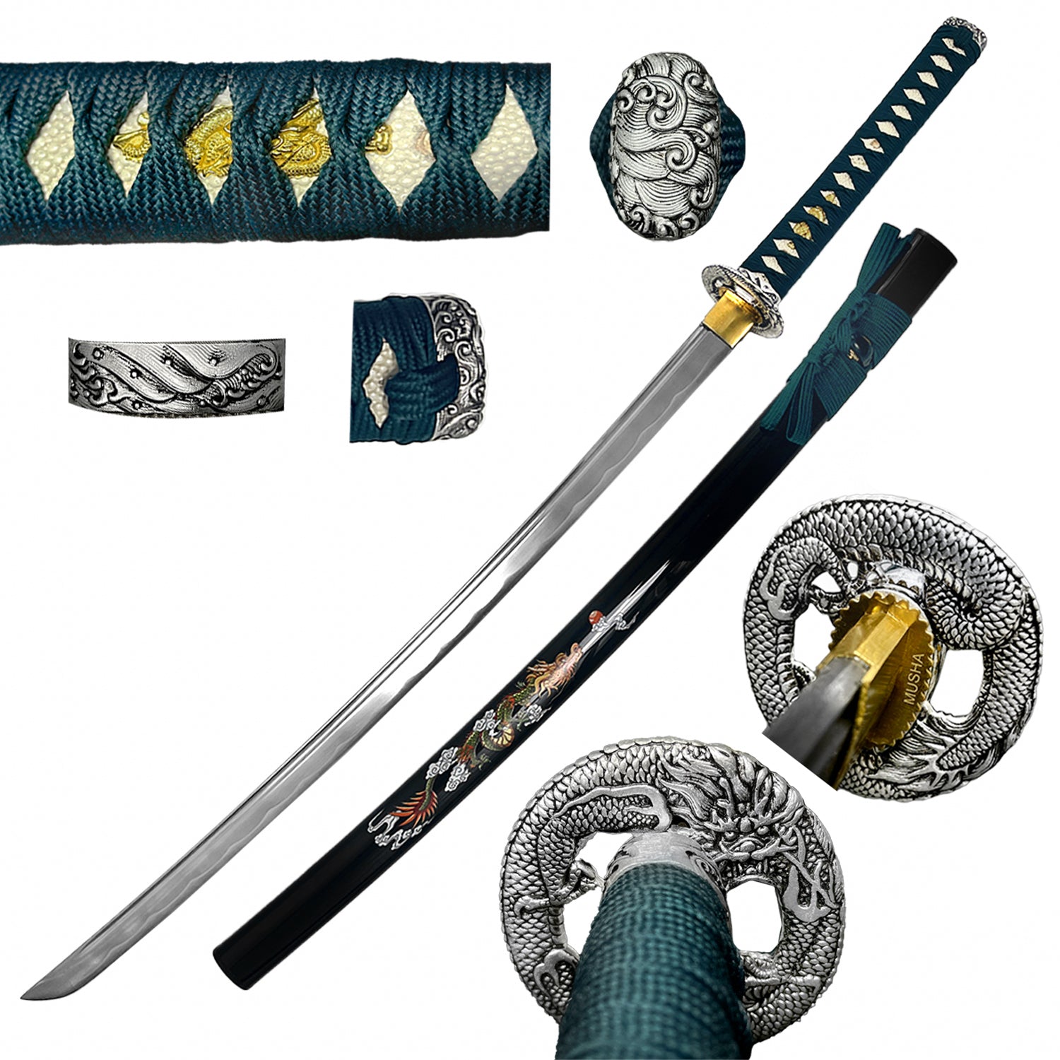 Buy Wholesale Musha "Uroborosu" Katana Swords in Bulk - Top Supplier