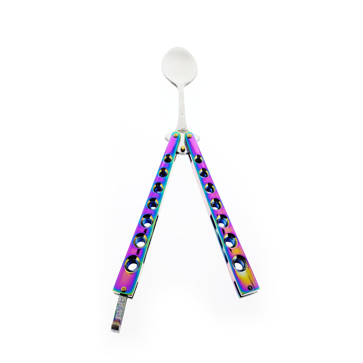 4" Butterfly Spoon Rainbow