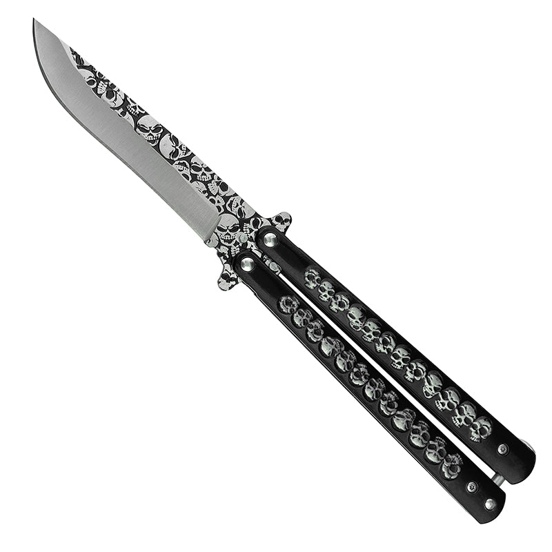 5" Fliper Knife with Zombie Mark on blade