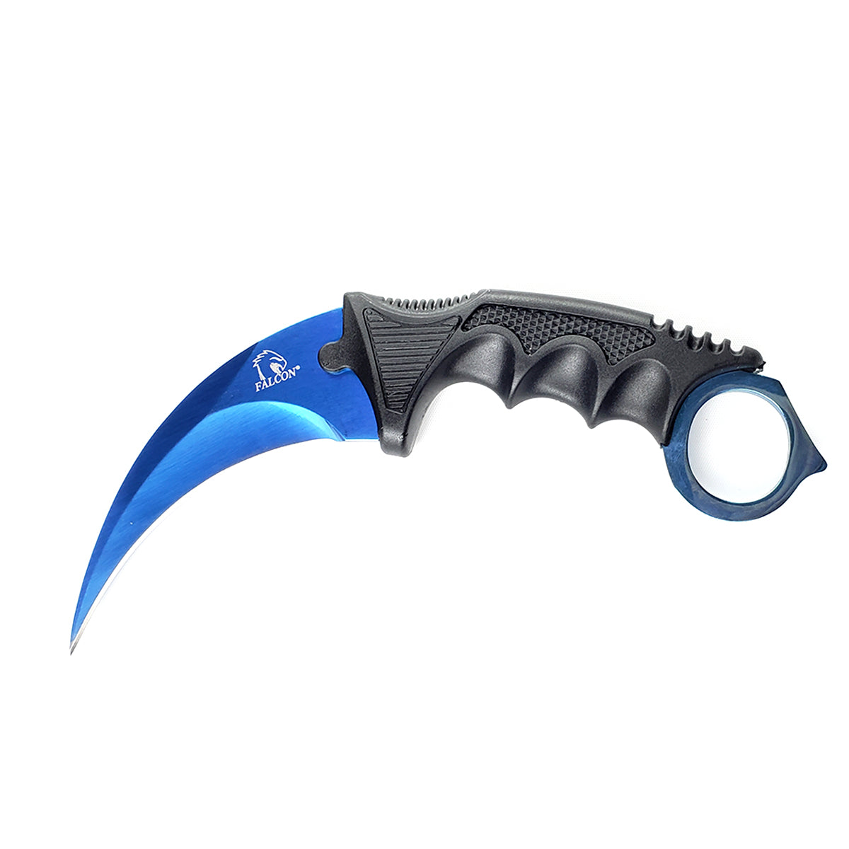 Falcon 7 1/2-Inch Blue Necklace Knife (Karambit) | KC1308BL