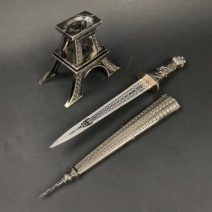 15 1/2" Overall Eiffel Tower Dagger