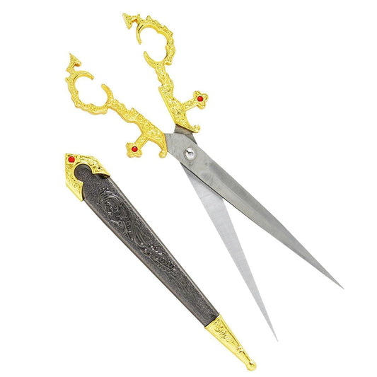 Dagger Style 10 1/4" Scissors Gold Bodice