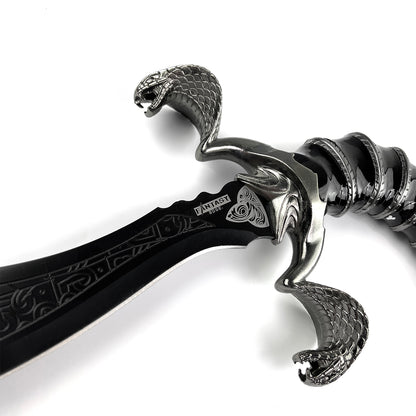 FANTASY EDGE 12" CURVED BLADE SCORPION DAGGER W/ STAND