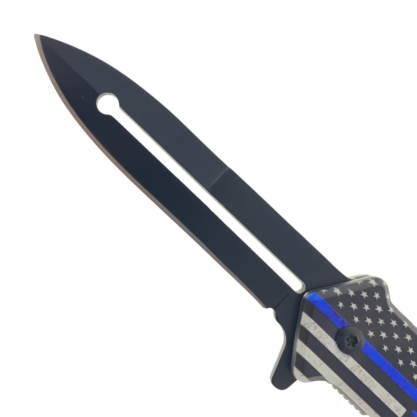 8"  Blue Line Spring Assisted Pocket Knife