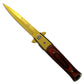 Falcon 8 3/4" Gold Spring Assisted Knife