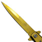 Falcon 8 3/4" Gold Spring Assisted Knife