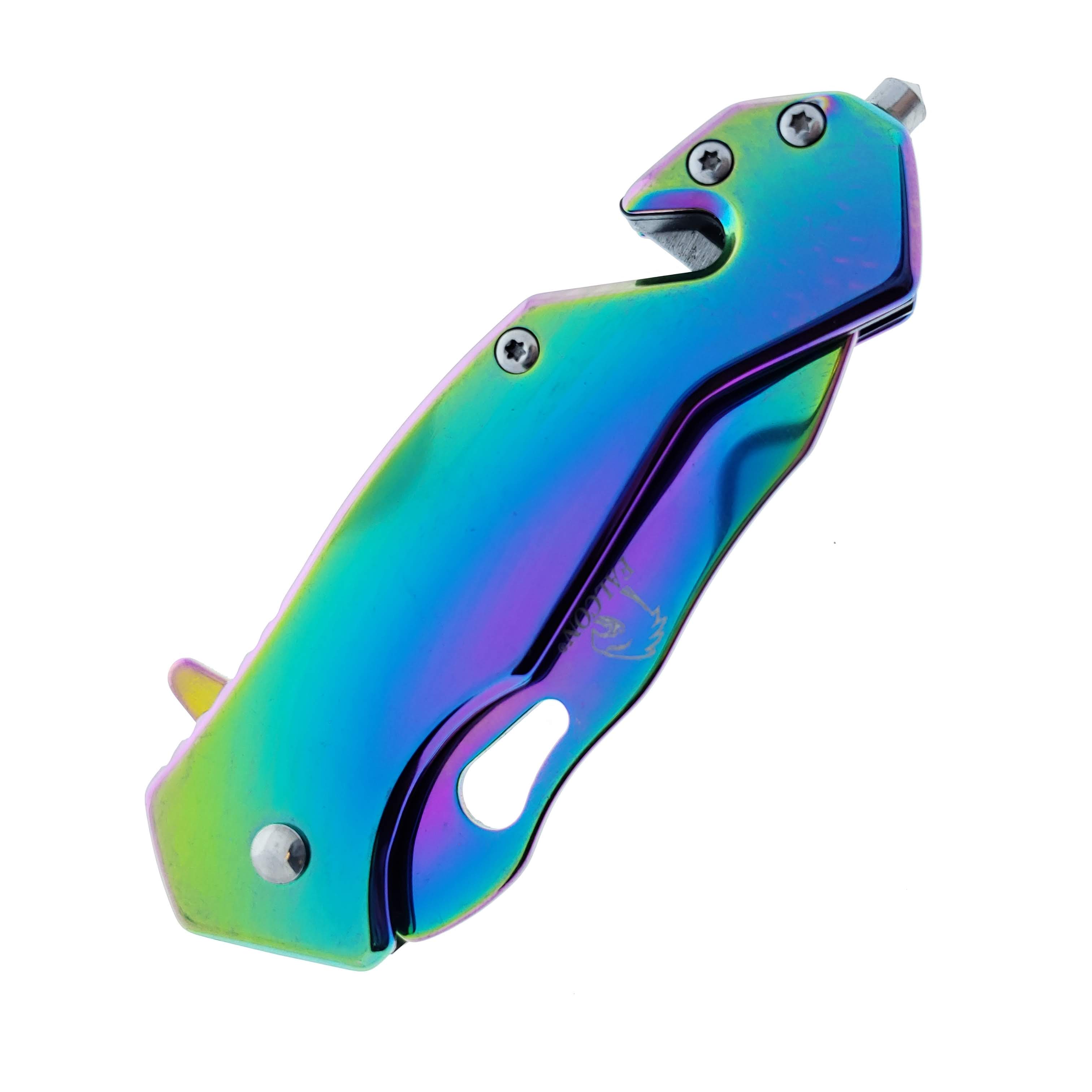 Falcon Rainbow Spring Assisted Pocket Knife