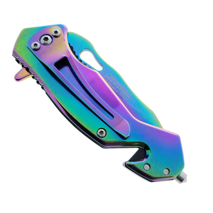 Falcon Rainbow Spring Assisted Pocket Knife