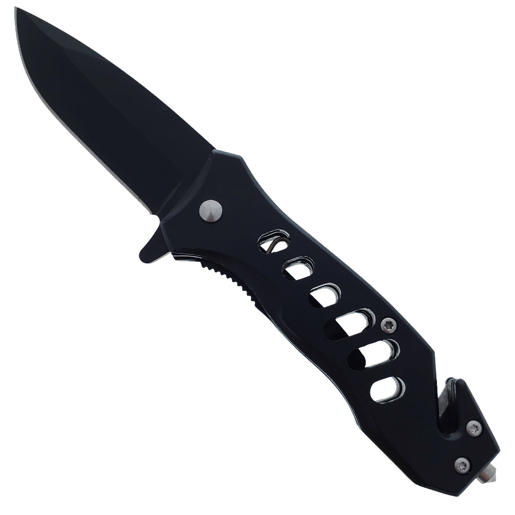 2" Black Blade / Black Handle / Assisted Knife