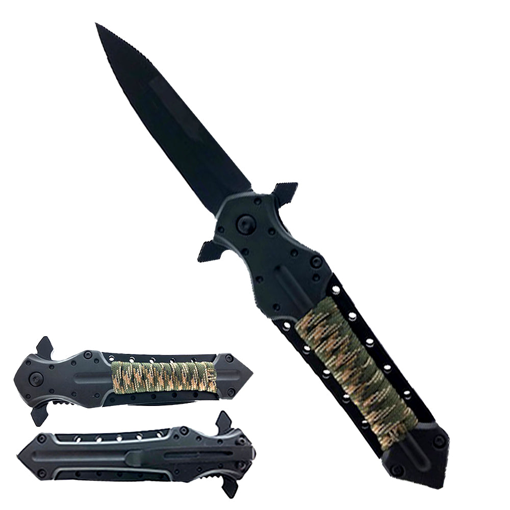3 1/2 Coated Blade, Glass Breaker& Belt Cutter, Black