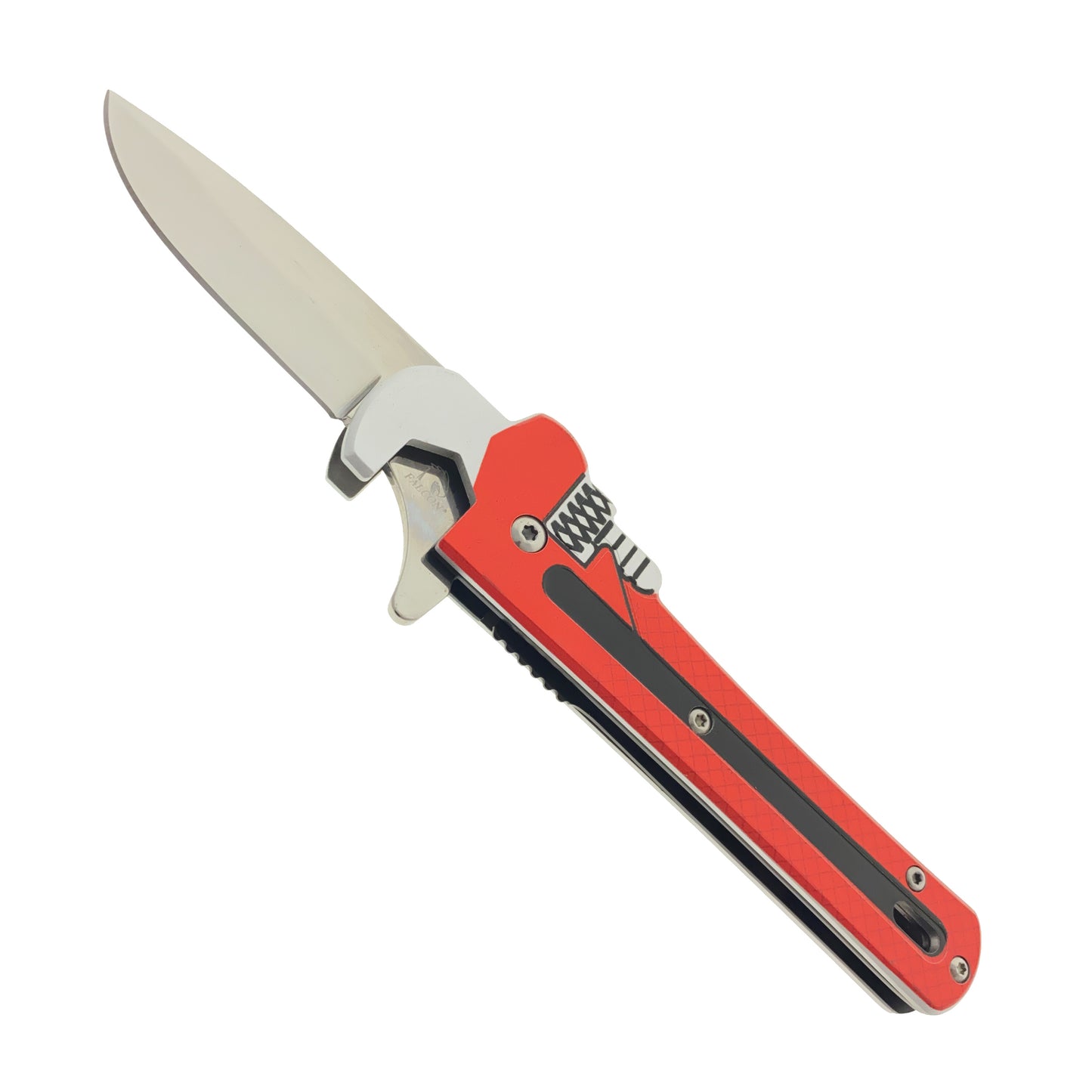 Falcon 7.5" Overall Semi-Automatic Pocket Knife w/ Belt Clip