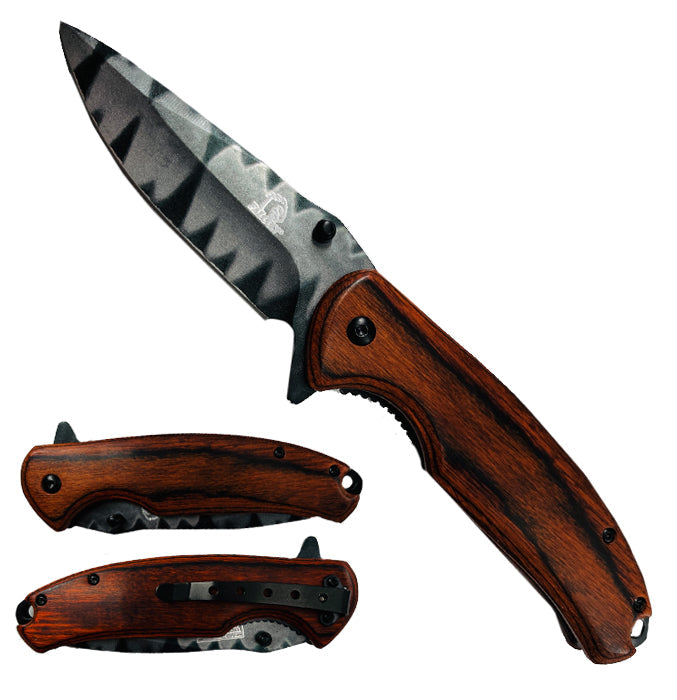 Falcon 8" Spring Assisted Pocket Knife