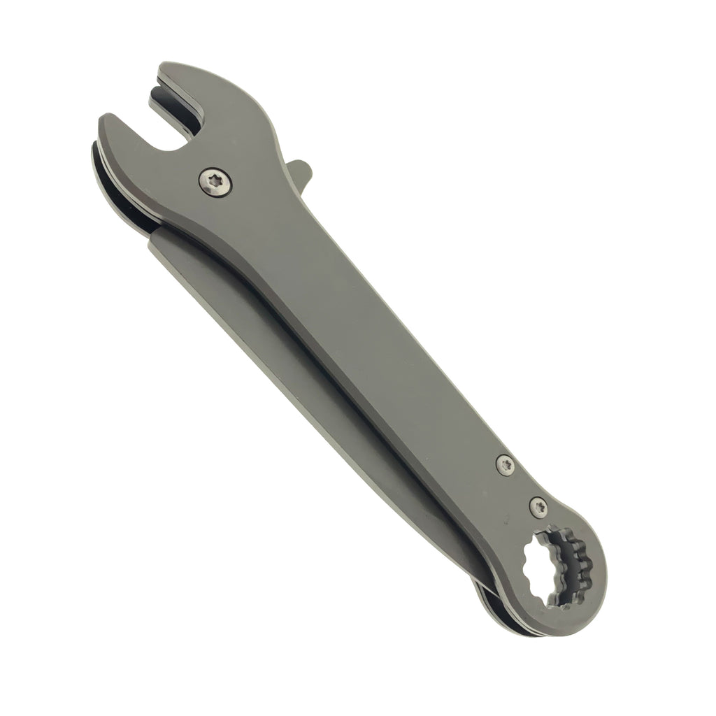 3" Gray Blade / Gray Tool Style Handle / Assisted Knife